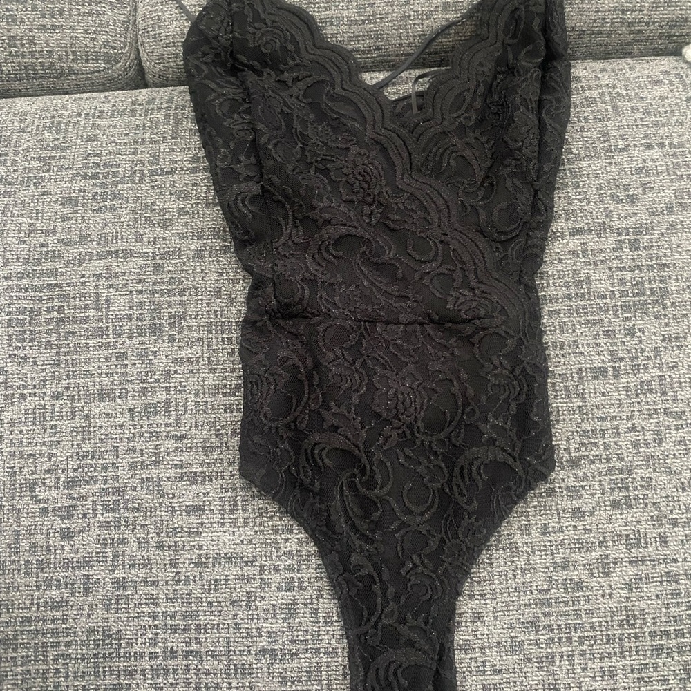 Windsor Black Lace Bodysuit